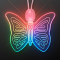 Color Morphing LED Butterfly Acrylic Necklace